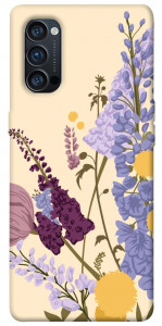 Чохол Flowers art для Oppo Reno 4 Pro 5G