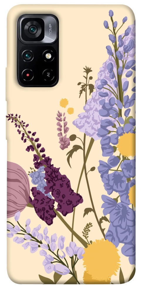 Чехол Flowers art для Xiaomi Poco M4 Pro 5G