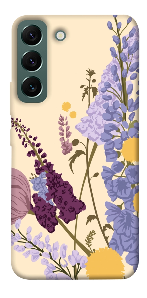 Чехол Flowers art для Galaxy S22