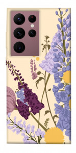 Чехол Flowers art для Galaxy S22 Ultra