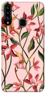 Чохол Floral motifs для Galaxy A20s (2019)