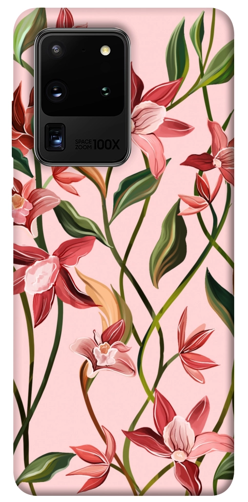 Чехол Floral motifs для Galaxy S20 Ultra (2020)