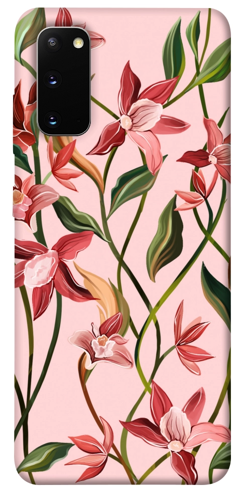 Чехол Floral motifs для Galaxy S20 (2020)