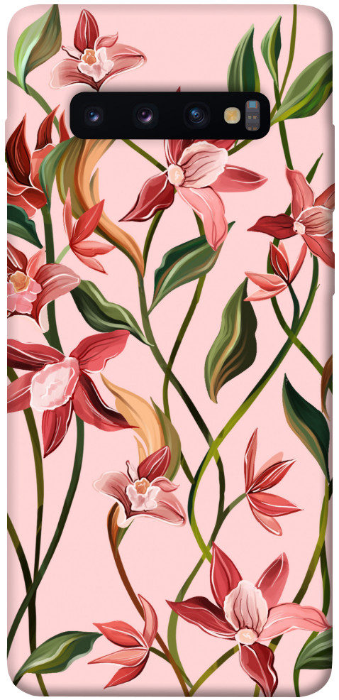 Чохол Floral motifs для Galaxy S10 Plus (2019)