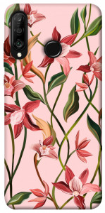 Чехол Floral motifs для Huawei P30 Lite