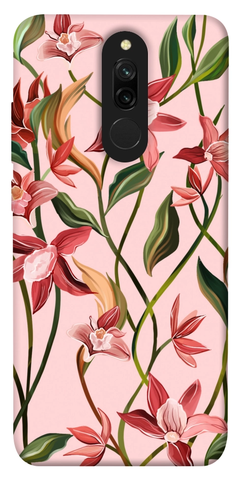 Чехол Floral motifs для Xiaomi Redmi 8