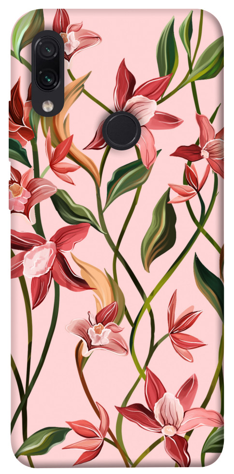 Чехол Floral motifs для Xiaomi Redmi Note 7