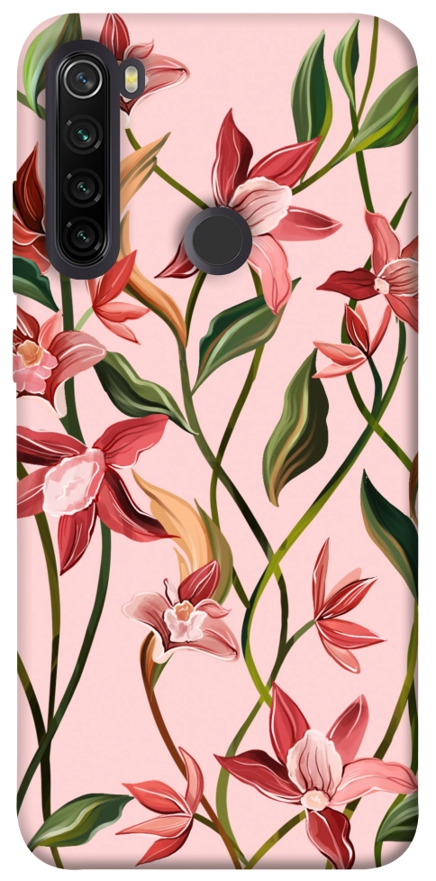 Чехол Floral motifs для Xiaomi Redmi Note 8T