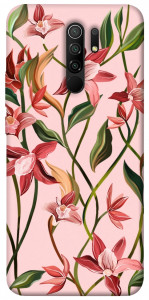 Чохол Floral motifs для Xiaomi Redmi 9