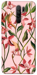 Чехол Floral motifs для Xiaomi Redmi 9