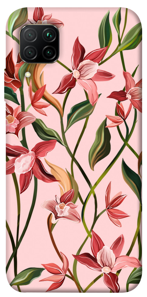 Чехол Floral motifs для Huawei P40 Lite