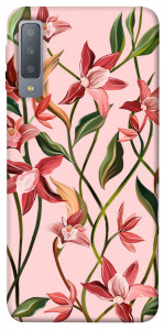 Чехол Floral motifs для Galaxy A7 (2018)