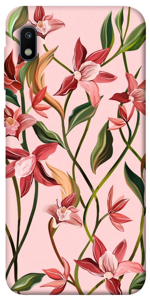 Чехол Floral motifs для Galaxy A10 (A105F)