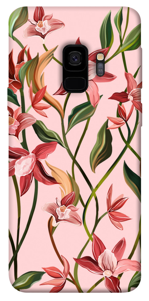 Чехол Floral motifs для Galaxy S9