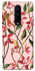 Чехол Floral motifs для OnePlus 8