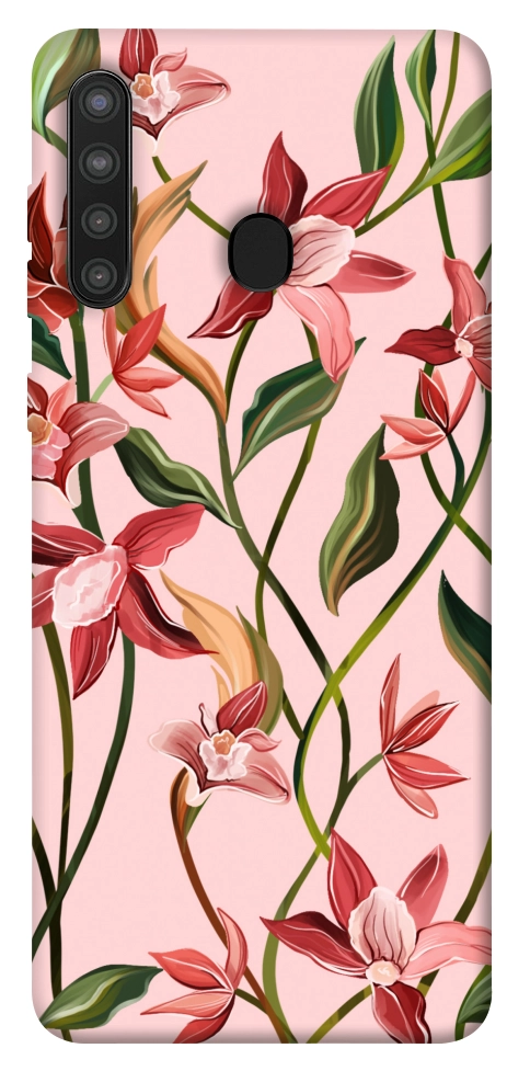 Чохол Floral motifs для Galaxy A21