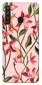 Чехол Floral motifs для Galaxy A21