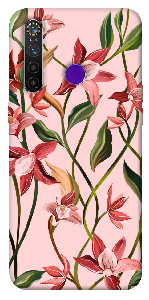 

Чехол Floral motifs для Realme 5 Pro 1370564