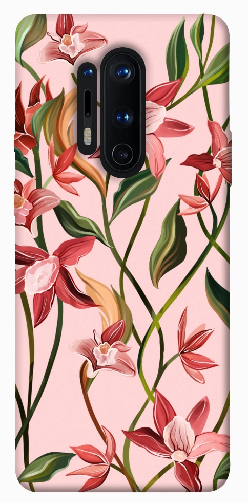 Чехол Floral motifs для OnePlus 8 Pro