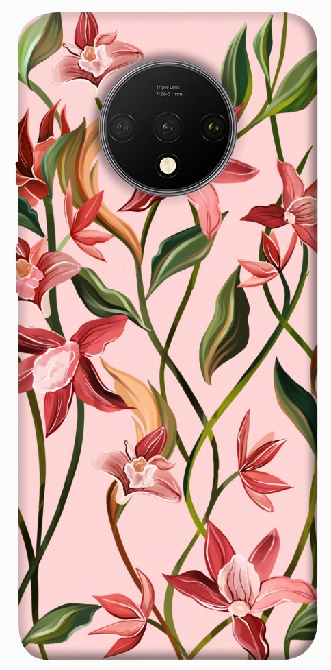 Чехол Floral motifs для OnePlus 7T