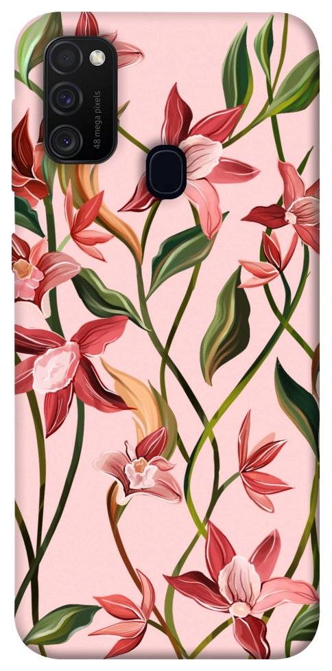 Чехол Floral motifs для Galaxy M30s