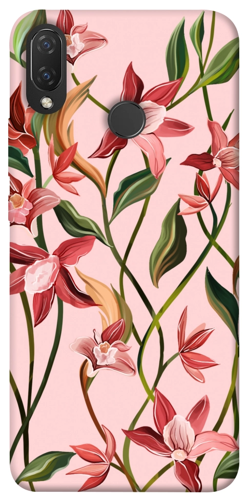 Чехол Floral motifs для Huawei Nova 3i