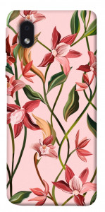 Чехол Floral motifs для Samsung Galaxy M01 Core