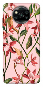 Чехол Floral motifs для Xiaomi Poco X3 NFC