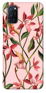 Чехол Floral motifs для Oppo A52