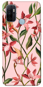 Чехол Floral motifs для Oppo A53