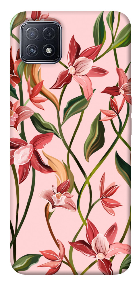 Чехол Floral motifs для Oppo A73