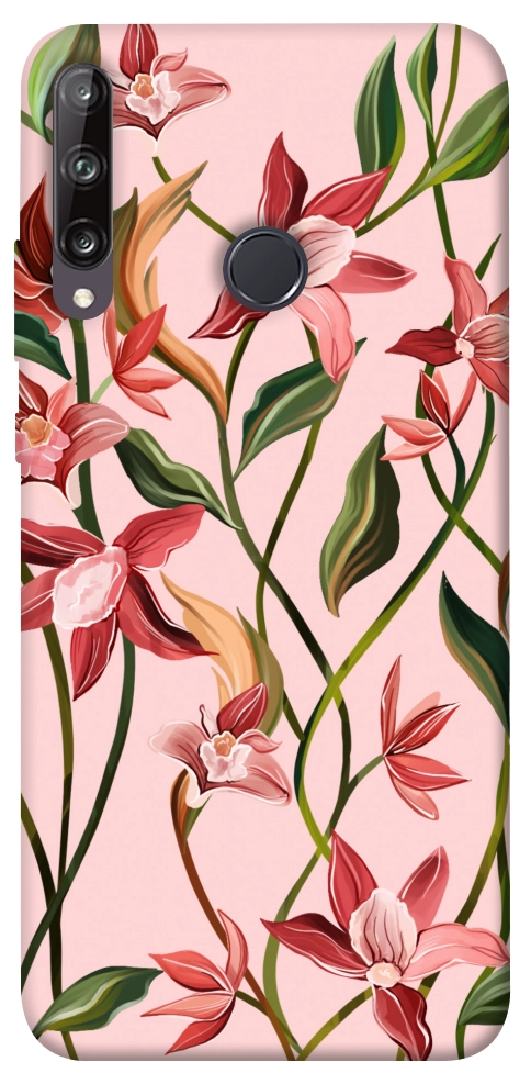 Чохол Floral motifs для Huawei P40 Lite E