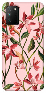 Чехол Floral motifs для Xiaomi Poco M3