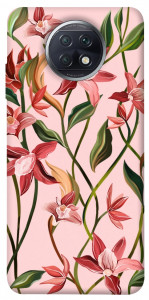 Чехол Floral motifs для Xiaomi Redmi Note 9 5G