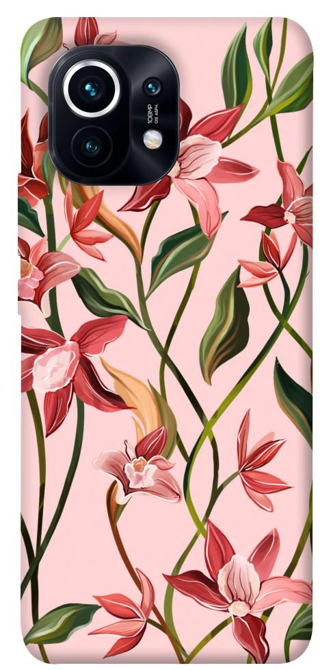 Чехол Floral motifs для Xiaomi Mi 11