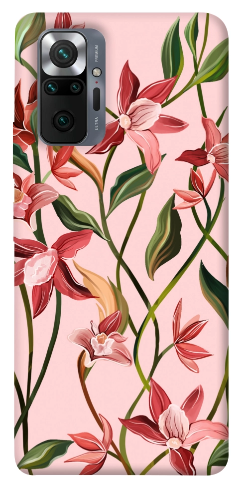 Чохол Floral motifs для Xiaomi Redmi Note 10 Pro