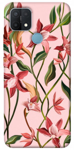 Чехол Floral motifs для Oppo A15s