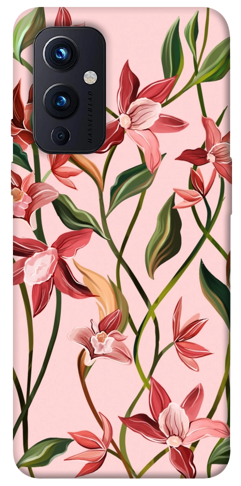 Чохол Floral motifs для OnePlus 9