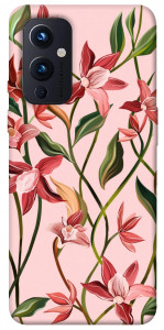 Чехол Floral motifs для OnePlus 9