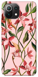 Чехол Floral motifs для Xiaomi Mi 11 Lite