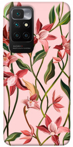 Чехол Floral motifs для Xiaomi Redmi 10