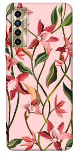 Чехол Floral motifs для TECNO Camon 17P