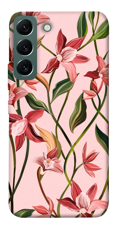 Чохол Floral motifs для Galaxy S22