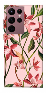 Чехол Floral motifs для Galaxy S22 Ultra