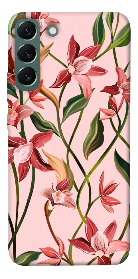 Чохол Floral motifs для Galaxy S22+