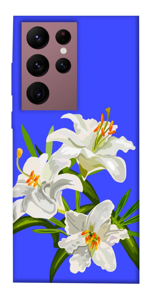 Чохол Three lilies для Galaxy S22 Ultra