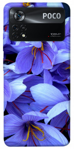 Чехол Фиолетовый сад для Xiaomi Poco X4 Pro