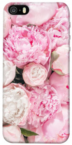 Чехол Pink peonies для iPhone SE