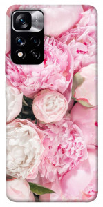 Чохол Pink peonies для Xiaomi Redmi Note 11 5G