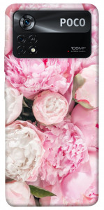 Чехол Pink peonies для Xiaomi Poco X4 Pro